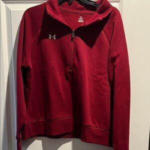 Under Armour Maroon Half-Zip Pullover